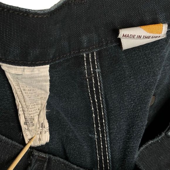 VTG USA Carhartt Double Knee pants B01 Men’s size 34x32 Original Dungaree Fit - Picture 7 of 7